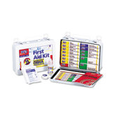 Unitized First Aid Kit for 16 People, 94 Pieces, Osha/Ansi, Metal Case