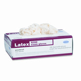 Boardwalk Disposable Powdered Latex Exam Gloves, Medium, 100/Box
