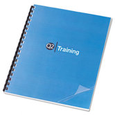 Clear View Presentation Binding System Covers, 8 1/2 x 11, Clear, 100 per Box
