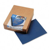 Linen Textured Binding System Covers, 8 1/2 x 11, Navy, 200 per Pack