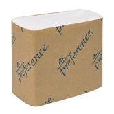 Preference Single fold Interfolded Bathroom Tissue in White