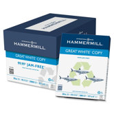 Great White Recycled Copy Paper, 92 Bright, 20Lb, 200000 Sheets/Plt