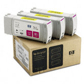 C5068A (HP81) Inkjet Cartridge, 3/Pk, Magenta