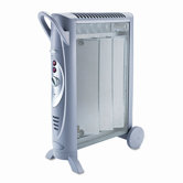 Micathermic Element 1500W Console Heater, 6w x 26-3/8d x 21-1/4h