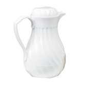 Hormel Poly Lined Carafe, Swirl Design, 64 Oz. Capacity
