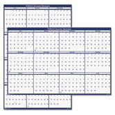 Poster Style Reversible/Erasable Yearly Wall Calendar, 18 x 24, 2013