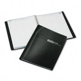 Four-Person Group Practice Daily Appointment Book, 8 x 11, Black, 2013