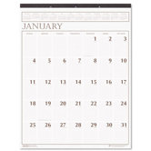 Large Print Monthly Wall Calendar in Punched Leatherette Binding, 20 x 26, 2013