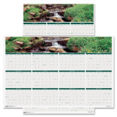 Waterfalls Laminated Wall Calendar