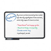 Ingenuity Dry Erase Board, Resin Frame With Tray, 48 X 36