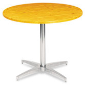Round Conference Room Table Top, 36" Diameter, Oak