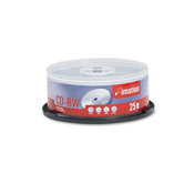 CD-RW Disc, 700Mb/80Min, 25/Pack