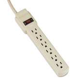 Six-Outlet Power Strip, 4-Foot Cord
