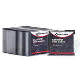 CD/DVD Polystyrene Thin Line Storage Case, 25/Pack
