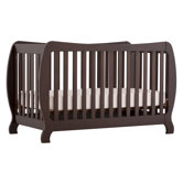 Monza II Fixed Side Convertible Crib in Espresso