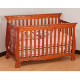 Venetian 4 in 1 Fixed Side Convertible Crib in Cognac