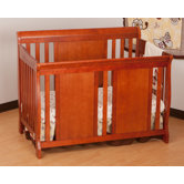 Verona Fixed Side Convertible Crib in Cognac