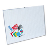 Lustreboard Planning Kit, Porcelain-on-Steel, 48x36, White/Aluminum