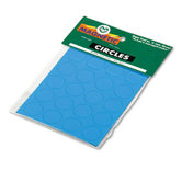 Magnetic Circles, 3/4" Diameter, Blue, 20 per Pack
