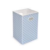 Folding Hamper/Storage Bin in Polka Dot