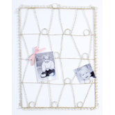 Antique Wire  Memory Board in Cream