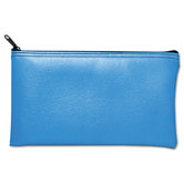 Leatherette Zippered Wallet, Leather-Like Vinyl, 11W X 6H