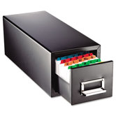 Steelmaster Drawer Card Cabinet Holds 1,500 4 X 6 Cards