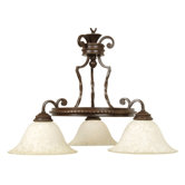 Riata 3 Light Down Chandelier