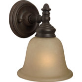Fresno  Vanity Light in Aged Bronze Finish