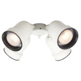 Economy Four Light  Bowl Ceiling Fan Light Kit