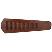 70" Custom Carved Scalloped Blades in Walnut