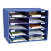 Mail Box - 10 Mail Slots Blue