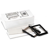 Spring-Lock Metal Label Holder, Top Load, 1-1/2 X 2-3/4, 12/Pack