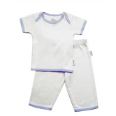 Tadpoles Organic 2-Piece Pants and Short-Sleeved Top Set