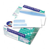 Double Window Security Tinted Invoice and Check Envelope, #9, White, 500/box