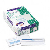 Double Window Tinted Redi-Seal Invoice and Check Envelope, #8, White, 500/box