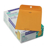 Clasp Envelope, 7 1/2 x 10 1/2, 28lb, Light Brown, 100/box