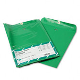 Fashion Color Clasp Envelope, 10 x 13, 28lb, Green, 10/pack