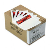 Top-Print Self-Adhesive Packing List Envelope, 1000/Carton
