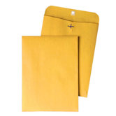 Gummed Clasp Envelope, 28Lb, 11-1/2"x14-1/2", 100/BX, KFT