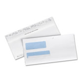 Double Window Envelopes, No. 9, Reusable, 1000 Count, White