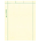Computation Pads, 5"x5" Quad, Letter, 200 Sheets, Green