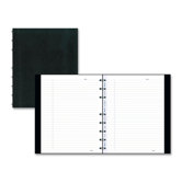 Notebook, College/Margin, 75 Sheets, 9-1/4"x7-1/4", Black