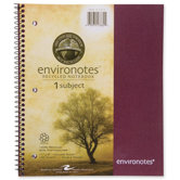 Wirebound Notebook,1-Sub,11"x9",100 SH,Assorted