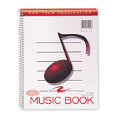 Music Notebook, Wirebound, 11"x8-1/2", 32 Sheets
