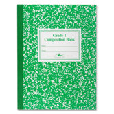 Grade School Ruled Composition Book, 9-3/4 x 7-3/4, 50 Sheets, Green
