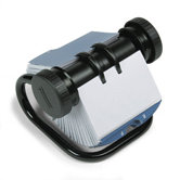 Open Rotary Business Card File