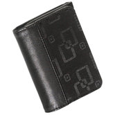 Personal Card Case,3-1/2"x1"x4-1/4",36/Ct,Fabric w/BK Lthr