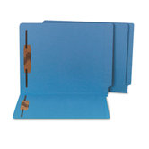 Water/Cut-Resistant End Tab Folders, Two Fasteners, Letter, 50/Box