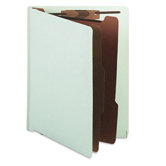 Pressboard End Tab Classification Folder, Letter